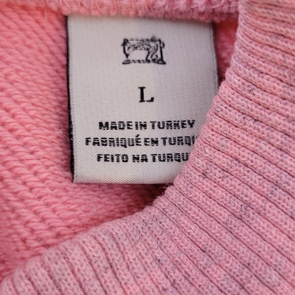 Scotch & Soda Pink Cropped Sweatshirt - Size L - Picture 13 of 16